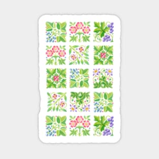 Tudor Flower Parterre Sticker